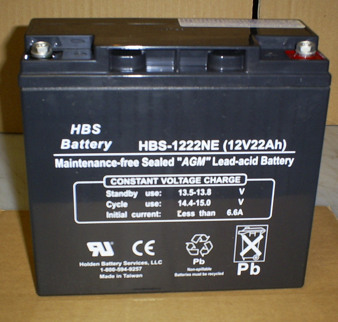 HBS Battery 12V22Ah
