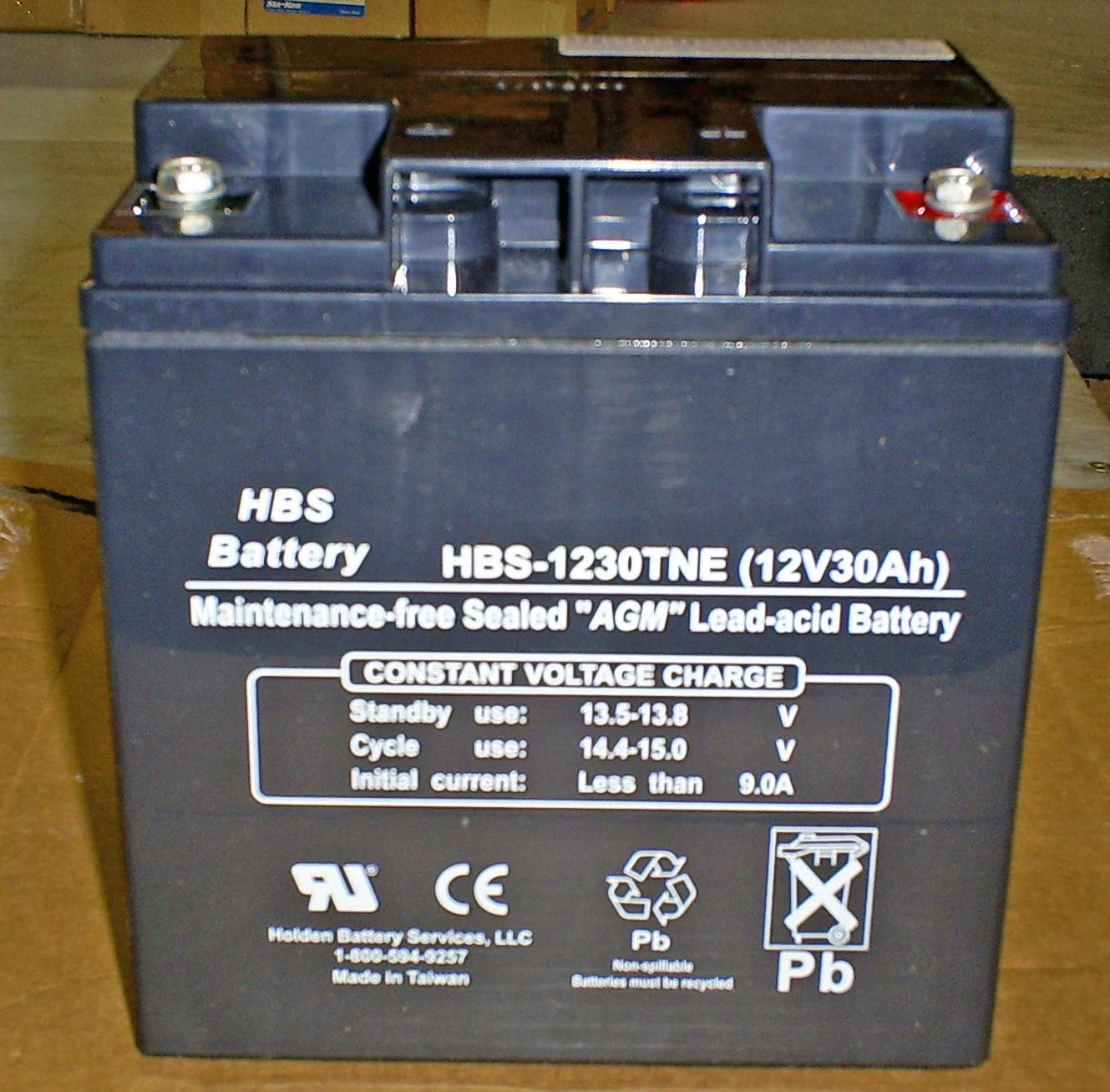 HBS Battery 12V30Ah
