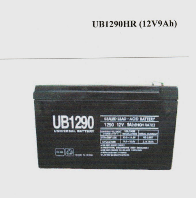 UB 12V9Ah F2